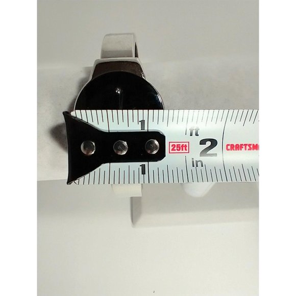 Black and silver tone cuff watch women's - Picture 5 of 6